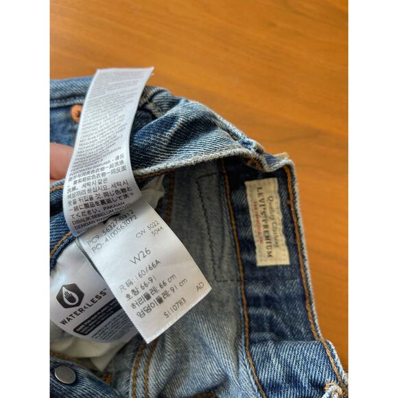 Pre-loved Levi's women‎ premium 501 original shorts W26" - Picture 9 of 9